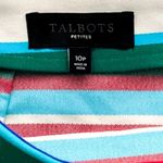 Talbots  Colorful Multicolor Rainbow Stripe Pencil Skirt ~ Women's Size 10P Photo 4