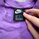 Nike  Women's Top Workout Lavender Muscle Tee Activewear medium Photo 2