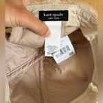 Kate Spade NWT Metal Logo Sherpa Baseball Cap island sand beige gold 1 size Photo 6