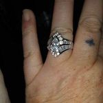 Sterling Silver SIZE 5 925 Reflection Marquise Cut Clear CZ Engagement Ring Photo 5