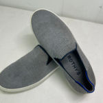 Rothy's  Womens Size 8.5 The Sneaker Navy White Slip On Washable Shoe Photo 0