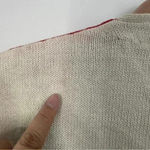 Boston Traders Sweater Vest Front Pockets Button Up Christmas Womens Size Large Photo 7