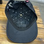 Adidas  Black Pink Nylon Lightweight Adjustable Back Strap Baseball Hat Cap Photo 3