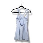 Free People  Movement Light Blue Square‎ Neck Mini Dress Athletic Skort Photo 4