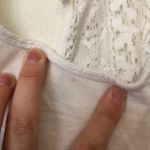 Hollister Lace Twist Back Tank Solid White Crochet Cotton Boho Top JUNIORS XS Photo 10