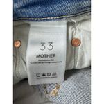 MOTHER Superior Floral Print Wide Leg Jeans Light Wash Butterfly Size 33 Blue Photo 13