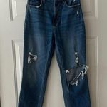 Abercrombie & Fitch Abercrombie Distressed Ankle Straight Ultra High Rise 26 Short Photo 0