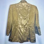 Vintage Raoul Arango Gold Cutout‎ Dressy Cocktail Jacket Blazer Evening Size 6 Photo 2