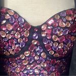 Charmian Rhinestone Bustier Crop Top Corset NWT Pink Size XXL Photo 6