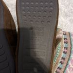 Muk Luks brown with sweater print slippers in medium 7/8 Size undefined Photo 6