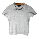 Christian LaCroix  Light Gray Merino Wool Top Photo 0