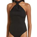 Gauge81 Nashvi Black Twisted Halter Neck Sleeveless Bodysuit Size XS Photo 0