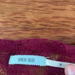 Kimchi Blue π | Red Burgundy Lace Shirt Small Photo 2