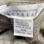 EXPRESS Women's Gold Satin Paisley Jacquard Cami Camisole Mini Tank Dress Sz 3/4 Photo 3