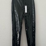 Tic Toc Black Patent Leather Skinny Pants Photo 0