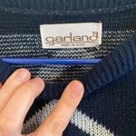 Vintage Western Sweater Dress by Garland Blue Size M Photo 3