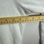 Bebe Sport Hoodie Womens XL White Terry Zip Rhinestone Logo Y2K McBling Glam Photo 4