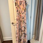 Mac Duggal Worn Once!  Pleated Floral A-Line Gown | Size 4 Photo 6
