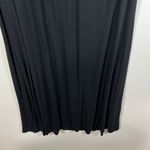 American Eagle  Outfitters Knit Black Maxi Skirt Women‎ Small Lined Raw Edge Photo 3