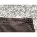 Van Heusen Skirt Brown Plaid Knee Length Pencil Lined Slit Size 4 Photo 6