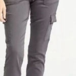 Evereve  Tate Sateen Utility Cargo Pants Blue/Gray Women’s Sz 24 Photo 0