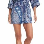 In Bloom by Jonquil Paisley Belted Short Robe Photo 0