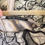 Elie Tahari Elegant Black and White Floral Dress Photo 1