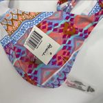 Raisin's  Bikini Top Swim Seashells Bra Tie Top Beach Surf Pool NWT Size Medium Photo 3