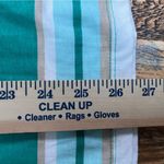 Coral Bay Striped Short Sleeve Top – Green, White & Cream Size XL Green Photo 6