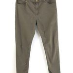 H&M Womens Jeans Mid Rise Skinny Stretch Olive Green Size 10 Photo 0