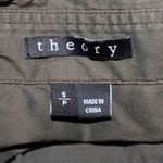 Theory  Larissa 2 green long-sleeved buttoned top Photo 10