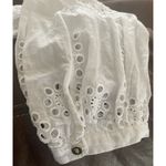 Ralph Lauren White Cotton Voile Floral Eyelet Dress Size 10, $55, B53 Photo 5