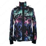 Lululemon Run Bandit Jacket Petal Pop Floral Black Running Athletic Activewear 4 Photo 1