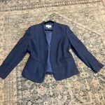 Hugo Boss  Jalesta blue Glencheck plaid Open front blazer jacket 14. Photo 8