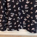 Kaari Blue Curvy 3X Black Poppy Floral Mock Neck Cozy Luxe Shirt Dress LS Photo 5