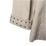 St John Soca Khaki Beige Blazer Stretch Nautical Button Vintage‎ Neutral Size XL Photo 2