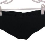  bikini bottoms black stripped material size XS Hurley around waist band​ Photo 0