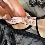 Victoria's Secret  Womens Bodysuit Teddy Black Halter Sheer Lace Thong Sensual 34C Photo 7