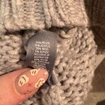 Aerie  Textured‎ Bow Back Gray Crew Neck Sweater- Size Small Photo 4