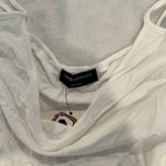 Naked Wardrobe White Spaghetti Strap Bodysuit by  Photo 1