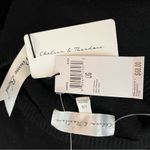 Chelsea & Theodore Fringe Crewneck Sweater Viscose Blend Black L Size L Photo 3