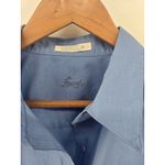 Foxcroft  Womens Classic Blue Long Sleeve Button Up Shirt Wrinkle Free Size 16 Photo 1