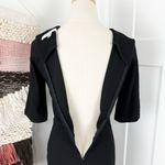 LK Bennett Liya Jersey Dress Black Sz 8 Photo 8