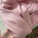 COS Pink Ribbed Knit Cardigan Medium Photo 1