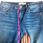 Trave Bradshaw Low Rise Slim Crop Jeans in Sweet Emotion Size 28 Frayed Hem Blue Photo 9