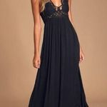 Free People  Black Adella Maxi Dress Photo 0