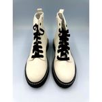 Madden NYC Moto Lace Up Nappa Booties Photo 7