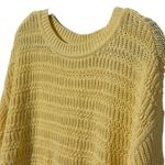 American Eagle AE Women's Textured Sweater Long Sleeve Bright Yellow NWOT Medium Photo 2