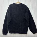 Disney  The Nightmare Before Christmas Fleece Sweatshirt Black Embroidered Size M Photo 2