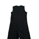 Eileen Fisher NEW Washable Ponte V-Neck Cropped Wide Leg Jumpsuit Black Size XXS Photo 7